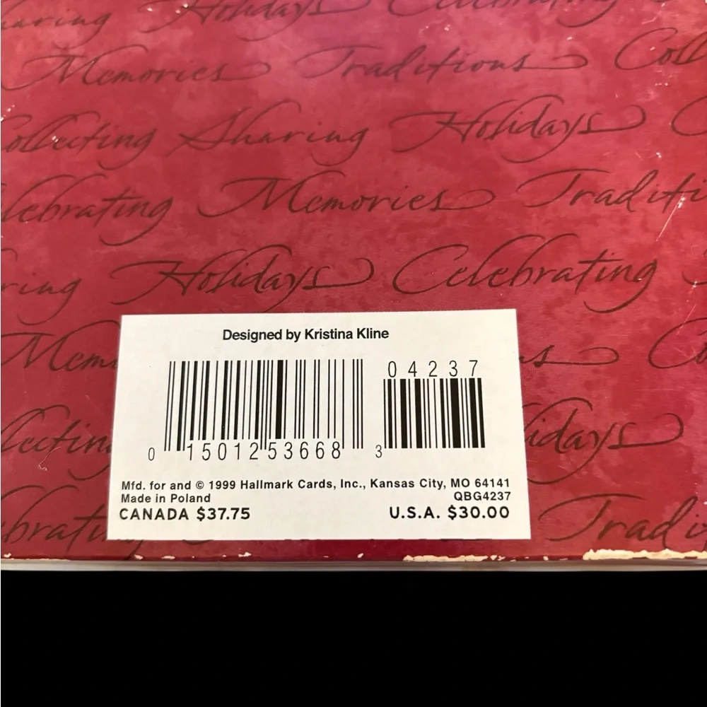 Hallmark Keepsake Crown Reflections Ornament Set - Childhood treasures Set of 3